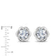 Load image into Gallery viewer, Enchanted Disney Fine Jewelry 14K Rose Gold with 3/4 Cttw Diamond Belle Solitaire Earrings
