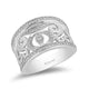 Load image into Gallery viewer, Enchanted Disney Fine Jewelry 14K White Gold 1/3CTTW Cinderella Carriage Ring
