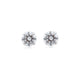 Load image into Gallery viewer, Jewelili Stud Earrings Box Set with Cubic Zirconia in 10K White and Yellow Gold View 7
