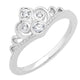 Load image into Gallery viewer, Jewelili Ring with Diamonds in Sterling Silver 1/6 CTTW View 1
