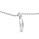 Load image into Gallery viewer, Jewelili White Rhodium Over Brass With Natural White Diamonds Heart Pendant Necklace
