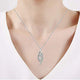 Load image into Gallery viewer, Jewelili Sterling Silver With 1/10 CTTW Diamonds Fashion Pendant Necklace
