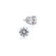 Load image into Gallery viewer, Jewelili Stud Earrings Box Set with Cubic Zirconia in 10K White and Yellow Gold View 6
