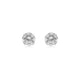 Load image into Gallery viewer, Jewelili Cubic Zirconia Earrings Stud Box Set with Black and White Round in 10K White Gold view 2

