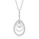 Load image into Gallery viewer, Jewelili Sterling Silver With 8 MM Fresh Water Pearl Teardrop Pendant Necklace
