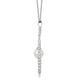 Load image into Gallery viewer, Jewelili Sterling Silver With 8 MM Fresh Water Pearl Teardrop Pendant Necklace

