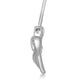 Load image into Gallery viewer, Jewelili Sterling Silver With 1/10 CTTW Natural White Diamond Tilted Heart Pendant Necklace
