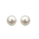 Load image into Gallery viewer, Jewelili Sterling Silver with Genuine Aqua water Pearl Stud Earrings
