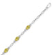 Load image into Gallery viewer, Jewelili Fashion Bracelet with Citrine in Sterling Silver View 2
