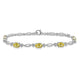 Load image into Gallery viewer, Jewelili Fashion Bracelet with Citrine in Sterling Silver View 1
