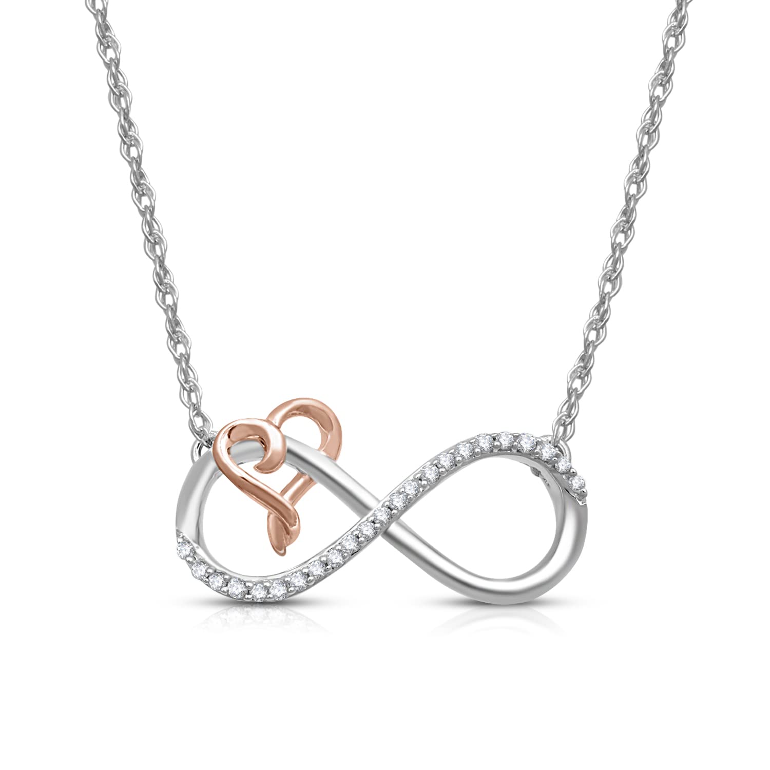 Infinity Heart Necklace | Infinity Necklace | Gift For Her – avantejewel.com
