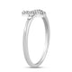 Load image into Gallery viewer, Jewelili Sterling Silver With 1/10 CTTW Natural White Round Diamonds Cross Ring
