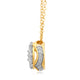 Load image into Gallery viewer, Jewelili 10K Yellow Gold with 1.0 CTTW Natural White Round Diamonds Pendant Necklace
