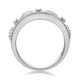 Load image into Gallery viewer, Jewelili Sterling Silver With 1/4 CTTW Natural White Round Diamonds Anniversary Ring
