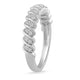 Load image into Gallery viewer, Jewelili Sterling Silver with 1/6 CTTW Natural White Round Diamonds Anniversary Ring
