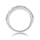 Load image into Gallery viewer, Jewelili Sterling Silver With 1/2 CTTW Natural White Diamonds Anniversary Ring
