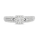 Load image into Gallery viewer, Jewelili Engagement Ring with Diamonds in 10K White Gold 1/3 CTTW View 2
