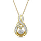 Load image into Gallery viewer, Jewelili 10K Yellow Gold With 1/6 CTTW Natural White Diamond Pendant Necklace
