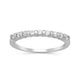 Load image into Gallery viewer, Jewelili Sterling Silver With 1/3 CTTW Natural White Diamonds Straight Bar Eternity Wedding Band
