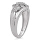 Load image into Gallery viewer, Jewelili Ring with Natural White Round Diamond in Sterling Silver 1/6 CTTW View 2
