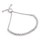 Load image into Gallery viewer, Jewelili Bolo Bracelet with Natural White Round Diamonds in Sterling Silver 1/2 CTTW View 2

