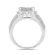 Load image into Gallery viewer, Jewelili 10K White Gold 1.00 CTTW Natural White Round Diamonds Ring
