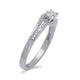 Load image into Gallery viewer, Jewelili Ring with Natural White Round Diamonds in 10K White Gold 1/5 CTTW View 1

