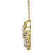 Load image into Gallery viewer, Jewelili 10K Yellow Gold With 1/6 CTTW Natural White Diamond Pendant Necklace
