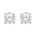 Load image into Gallery viewer, Jewelili Stud Earrings with Diamonds in 14K White Gold 1/3 CTTW View 2
