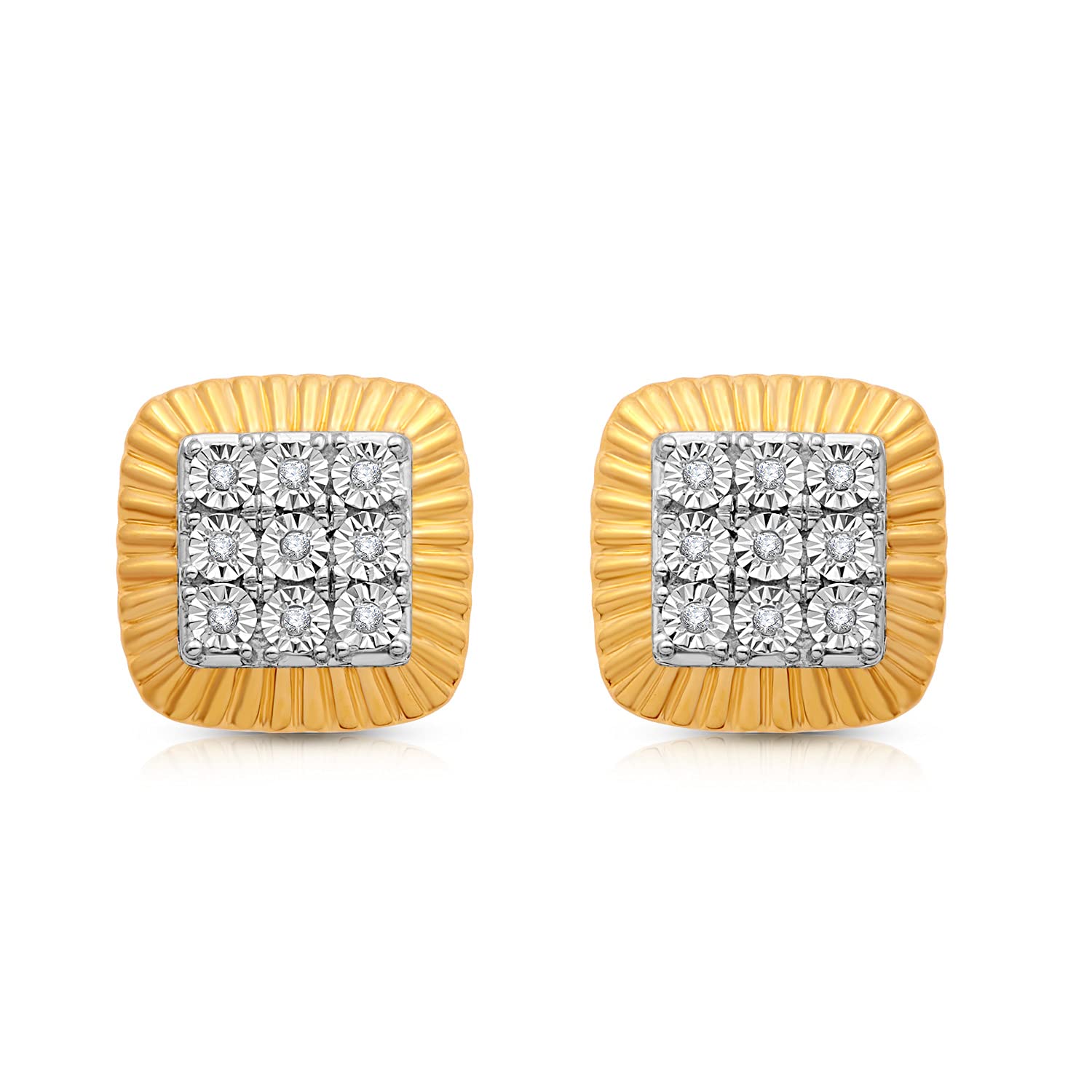 Gold Color Round Hoop Earrings | Free Shipping! | 1,000+ Men's Earrings!