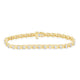 Load image into Gallery viewer, Jewelili Link Bracelet with Diamonds in 10K Yellow Gold 2.00 CTTW
