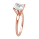 Load image into Gallery viewer, Jewelili 14K Rose Gold With 1/5 CTTW Princess Cut Solitaire Diamonds Ring
