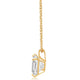 Load image into Gallery viewer, Jewelili 10K Yellow Gold With Cubic Zirconia Solitaire Pendant Necklace
