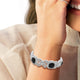Load image into Gallery viewer, Jewelili Cubic Zirconia Bracelet with Crystal in Sterling Silver View 1
