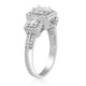 Load image into Gallery viewer, Jewelili Engagement Ring with Diamonds in 10K White Gold 1.0 CTTW View 7
