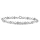 Load image into Gallery viewer, Jewelili Infinity Link Bracelet with Natural Round White Diamonds in Sterling Silver View 1
