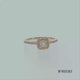Load and play video in Gallery viewer, Jewelili 10K Rose Gold With 1/6 CTTW White Diamonds Ring
