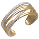 Load image into Gallery viewer, Jewelili Bracelet with Diamonds in 18K Yellow Gold over Brass
