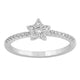 Load image into Gallery viewer, Enchanted Disney Fine Jewelry 10K White Gold 1/4 Cttw Tinker Bell Promise Ring
