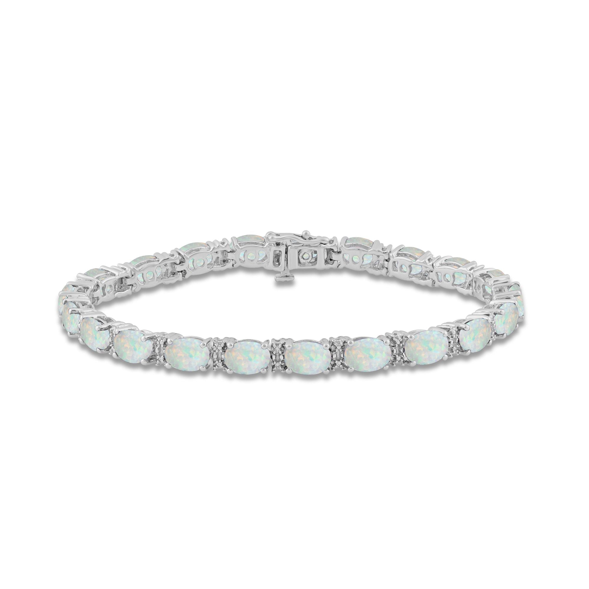 Pear Cut Natural Green, Pink, Blue Gemstone Topaz, Opal, Diamond, Peridot  Bracelets | QP Jewellers