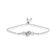 Load image into Gallery viewer, Jewelili Sterling Silver With Cubic Zirconia Bolo Bracelet
