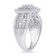 Load image into Gallery viewer, Jewelili Engagement Ring with Natural Round White Diamonds in 10K White Gold 1 CTTW View 4
