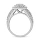 Load image into Gallery viewer, Jewelili Engagement Ring with Natural White Diamonds in 10K White Gold 1.00 CTTW View 3
