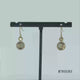 Load and play video in Gallery viewer, Jewelili 10K Yellow Gold With Cubic Zirconia Crystal Dangle Hook Earrings
