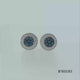 Load and play video in Gallery viewer, Jewelili Sterling Silver With Treated Blue Diamond Accent Stud Earrings
