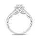 Load image into Gallery viewer, Enchanted Disney Fine Jewelry 14K White Gold with 1/2 cttw Diamond Majestic Princess Engagement Ring
