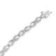 Load image into Gallery viewer, Jewelili Diamond Infinity Bracelet Natural Diamond in Sterling Silver, 7.25&quot; View 2
