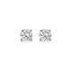 Load image into Gallery viewer, Jewelili Stud Earrings with Round Diamonds in 14K White Gold 3/4 CTTW View 2
