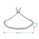 Load image into Gallery viewer, Jewelili Bolo Bracelet with Natural White Round Diamonds in Sterling Silver 1/2 CTTW View 3
