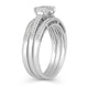 Load image into Gallery viewer, Jewelili Sterling Silver With 1/4 CTTW Diamonds Bridal Set
